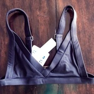 Black FAE Lais swim top. NWT.